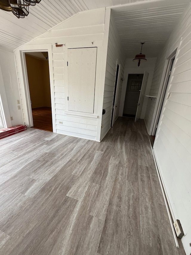 120 Franklin St, Milledgeville, GA 31061 - hall with wood finished floors and lofted ceiling