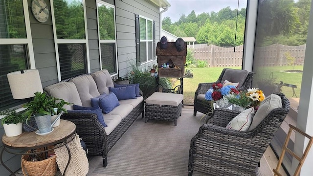 110 Colin Ln, Eatonton, GA 31024 - deck featuring outdoor lounge area