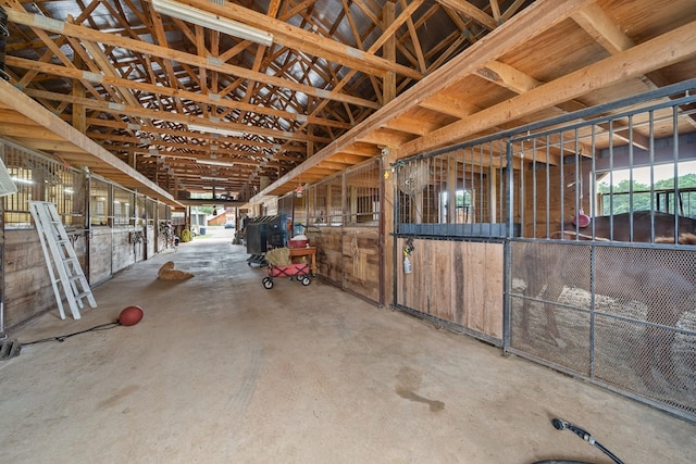 view of stable