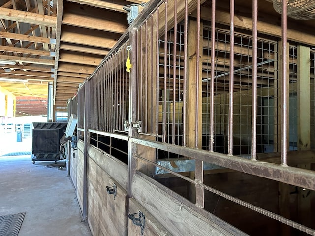 view of horse barn