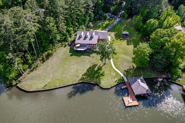 2122 Harbour Point Dr, Sparta, GA 31087 - aerial view of property and surrounding area featuring a large body of water