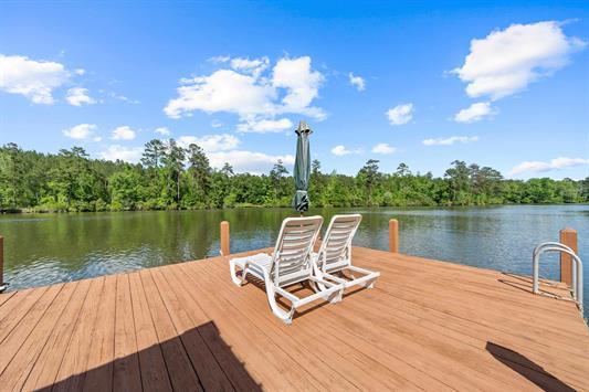 2122 Harbour Point Dr, Sparta, GA 31087 - dock featuring a water view and a view of trees