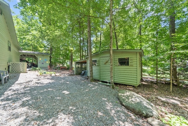 102 E Montego Ct, Milledgeville, GA 31061 - view of yard featuring a storage shed
