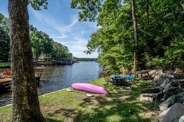 property view of water