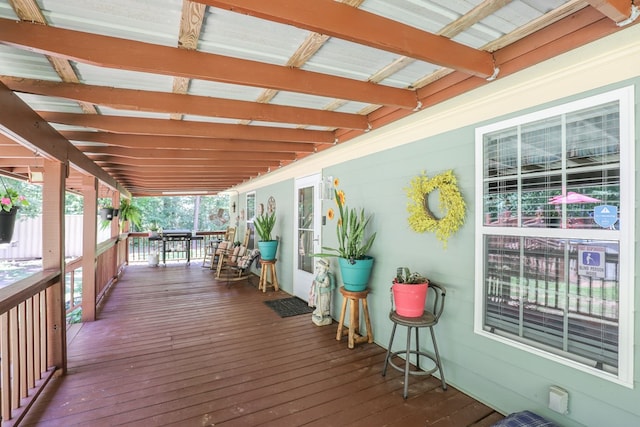 287 Napier Rd, Eatonton, GA 31024 - view of wooden deck