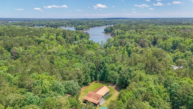 287 Napier Rd, Eatonton, GA 31024 - aerial view of a heavily wooded area and a nearby body of water