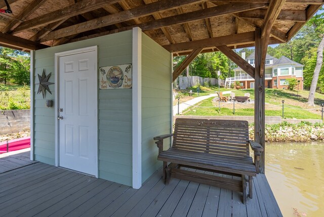 116 Island Dr, Milledgeville, GA 31061 - dock featuring fence