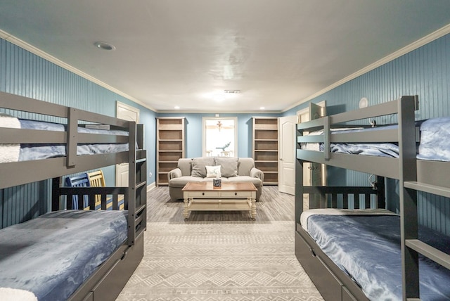 116 Island Dr, Milledgeville, GA 31061 - bedroom featuring crown molding and recessed lighting