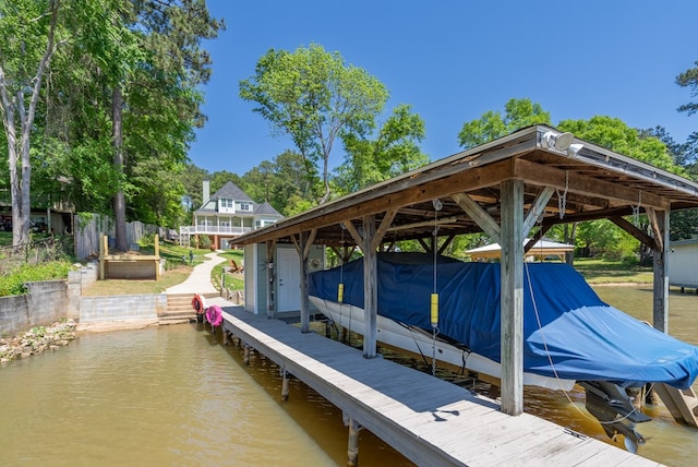 116 Island Dr, Milledgeville, GA 31061 - dock area with boat lift and a water view