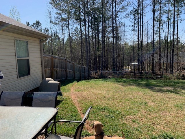 1683 Sara Hunter Ln, Milledgeville, GA 31061 - view of fenced backyard