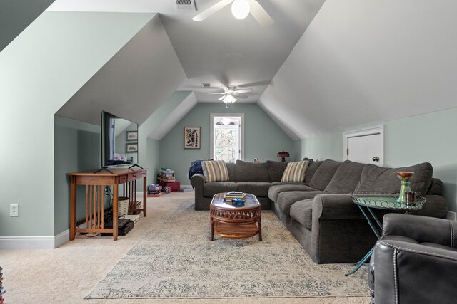 bedroom with multiple windows, ceiling fan, crown molding, and light colored carpet