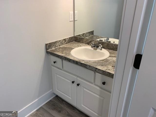 465 Riley Cir, Milledgeville, GA 31061 - bathroom with vanity and baseboards