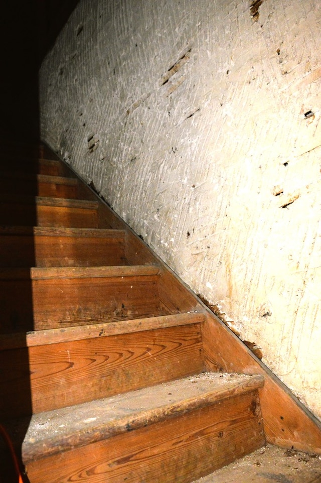 view of stairs