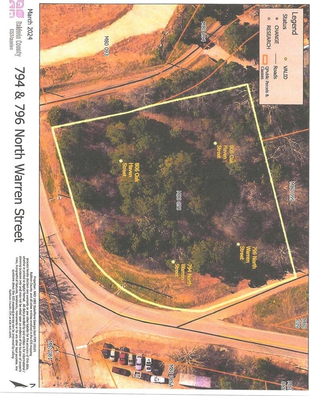 794 N Warren St, Milledgeville GA, 31061 land for sale