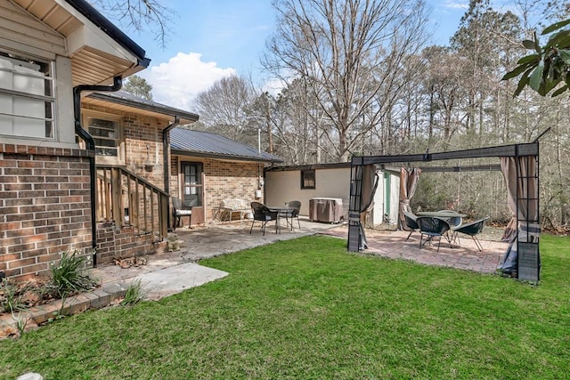 100 Cross Plains Hulett Rd, Carrollton, GA 30016 - view of yard featuring a patio area