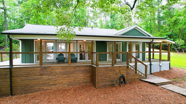 291 Power Point Rd, Milledgeville, GA 31061 - view of front of house featuring board and batten siding and view of scattered trees