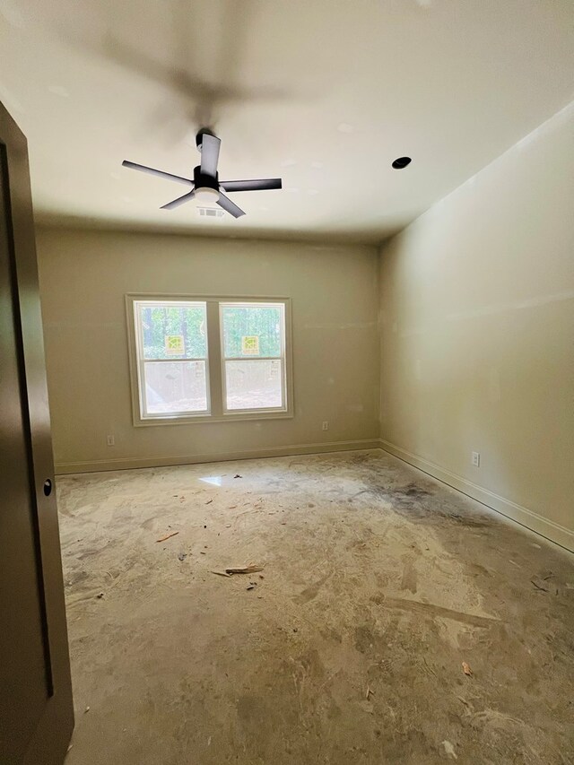 280 Greystone Dr, Milledgeville, GA 31061 - empty room with baseboards and ceiling fan
