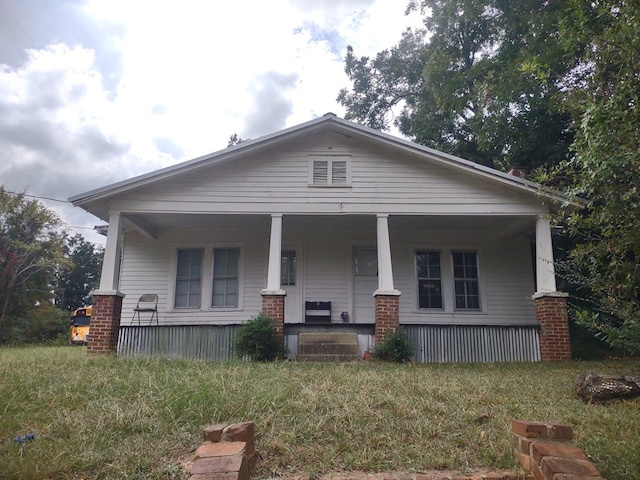 view of bungalow-style home