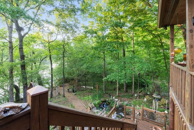 view of deck