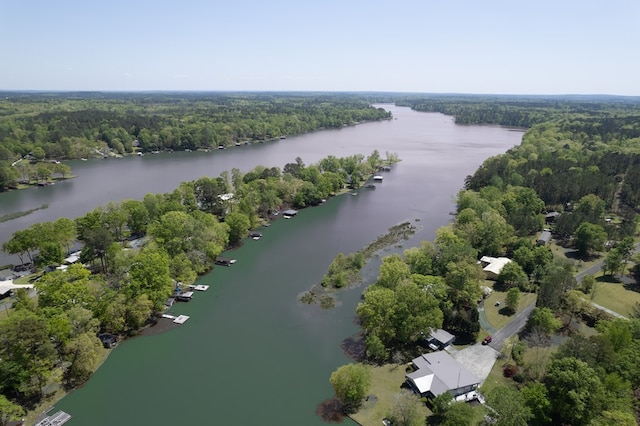111 Southlake Dr, Eatonton, GA 31024 - aerial view with a forest view and a water view