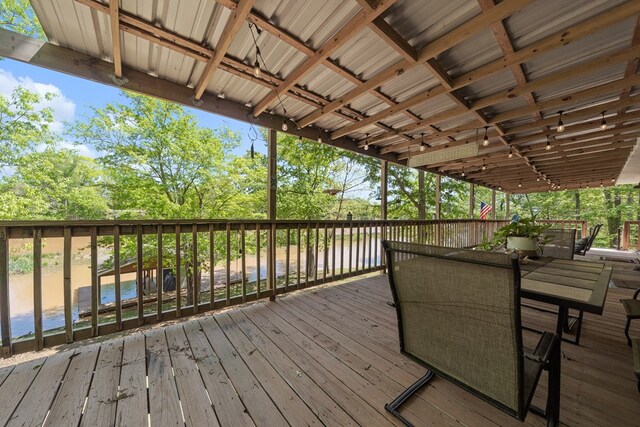 111 Southlake Dr, Eatonton, GA 31024 - view of wooden terrace