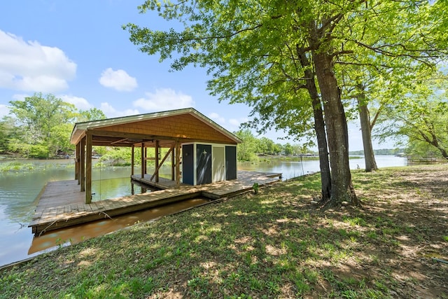 111 Southlake Dr, Eatonton, GA 31024 - view of dock with a water view