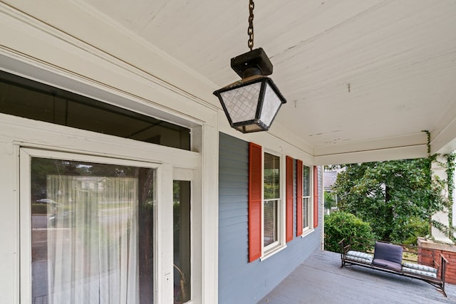 exterior space featuring a porch