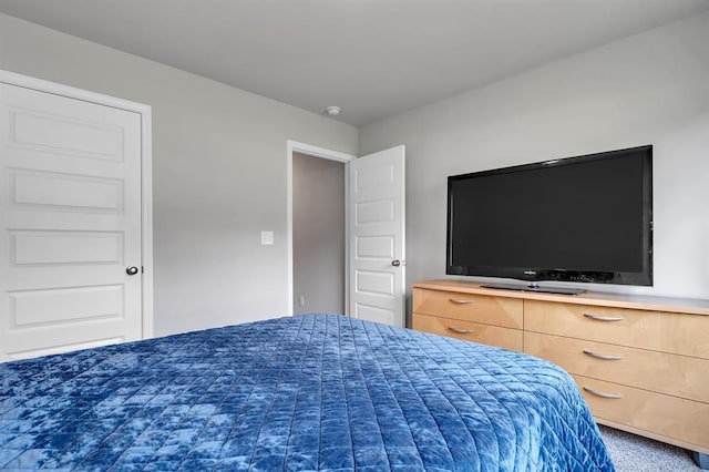 bedroom featuring carpet flooring