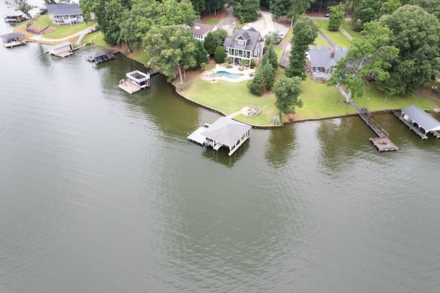 202 Jackson Rd, Milledgeville, GA 31061 - aerial view of property and surrounding area with a large body of water