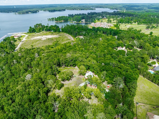 2163 N Jefferson St, Milledgeville, GA 31061 - view of property location with a large body of water and a heavily wooded area