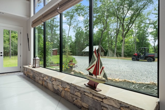 2163 N Jefferson St, Milledgeville, GA 31061 - view of unfurnished sunroom