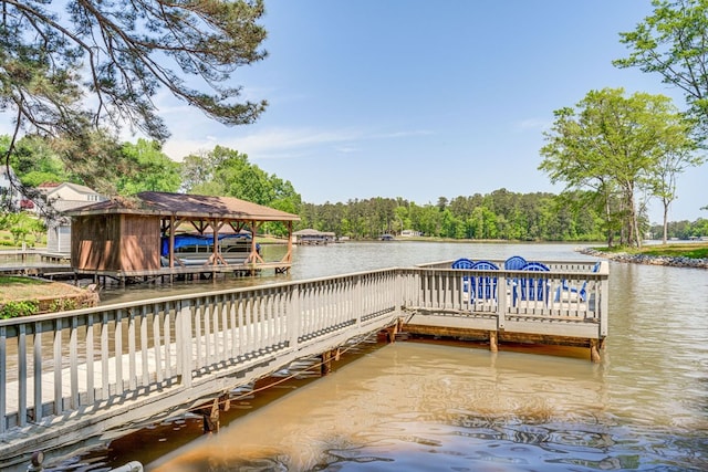 154 Old Plantation Trl, Milledgeville, GA 31061 - dock with a water view and boat lift