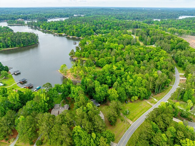 154 Old Plantation Trl, Milledgeville, GA 31061 - drone / aerial view of a nearby body of water and a forest