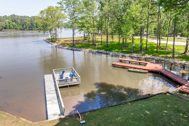 154 Old Plantation Trl, Milledgeville, GA 31061 - dock featuring a water view