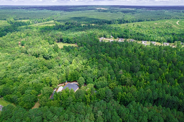 411 Rockville Rd, Eatonton, GA 31024 - aerial overview of property's location featuring a heavily wooded area