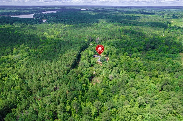 411 Rockville Rd, Eatonton, GA 31024 - aerial view of property and surrounding area with a forest