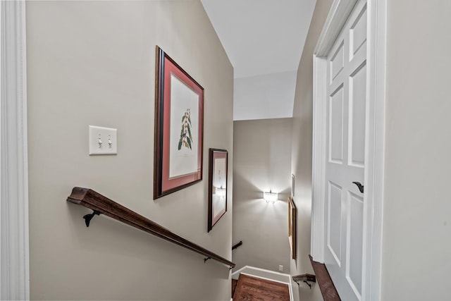 view of stairs