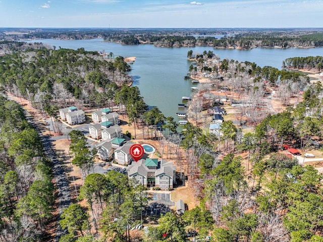 222 Sheffield Dr Unit E-5, Sparta, GA 31087 - aerial view with a water view