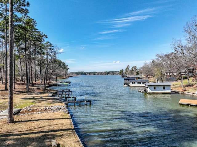 222 Sheffield Dr Unit E-5, Sparta, GA 31087 - dock area featuring a water view