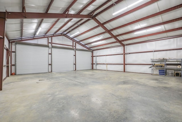 garage with a carport