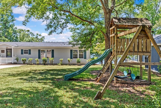 126A N Little River Run, Eatonton, GA 31024 - view of play area featuring a yard
