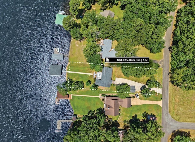 126A N Little River Run, Eatonton, GA 31024 - aerial view of property's location featuring a nearby body of water