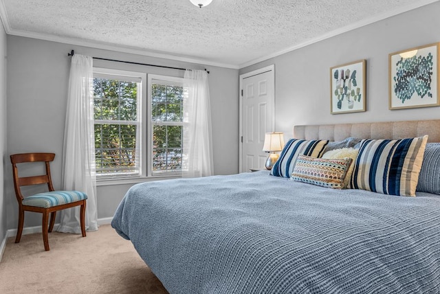 126A N Little River Run, Eatonton, GA 31024 - bedroom featuring crown molding, carpet, and a textured ceiling