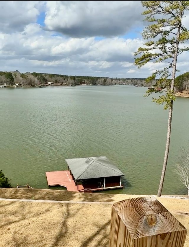 240 Shagbark Ln, Sparta, GA 31087 - view of dock with a water view