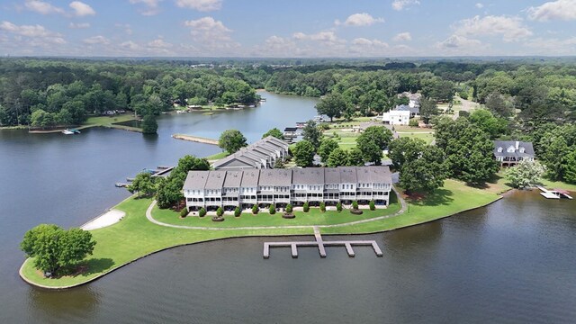 175 Lakeview Dr, Eatonton, GA 31024 - aerial view of a nearby body of water and a forest