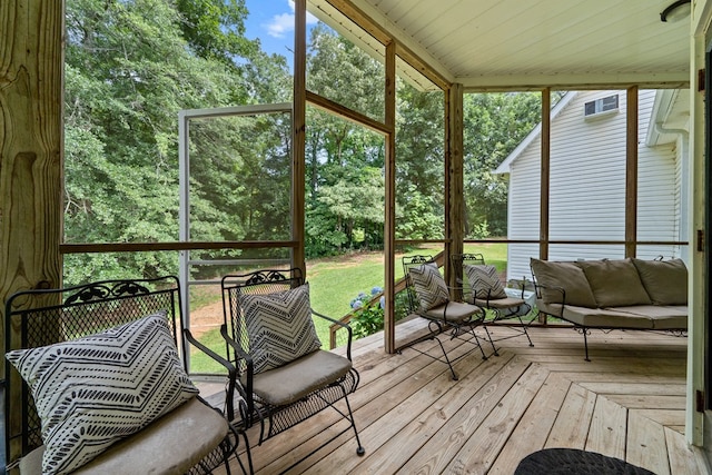 793 Greene Settlement Rd, Gray, GA 31032 - sunroom with an outdoor living space