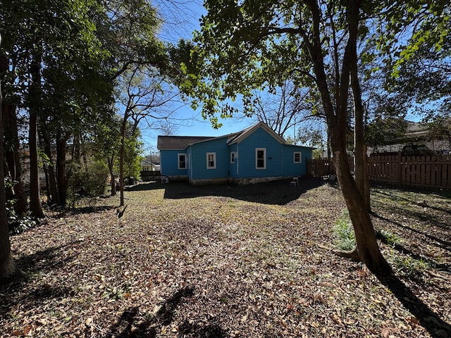 view of side of property