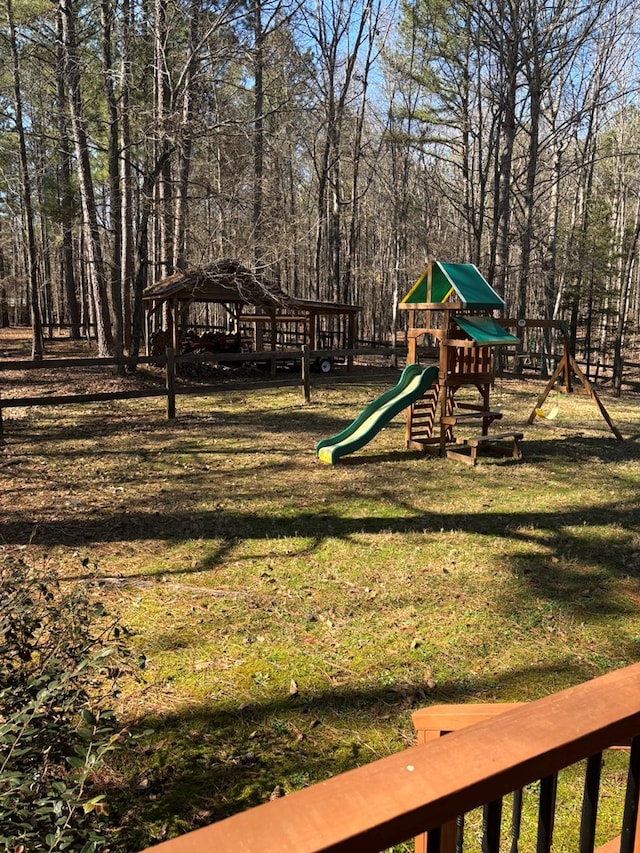 view of communal playground