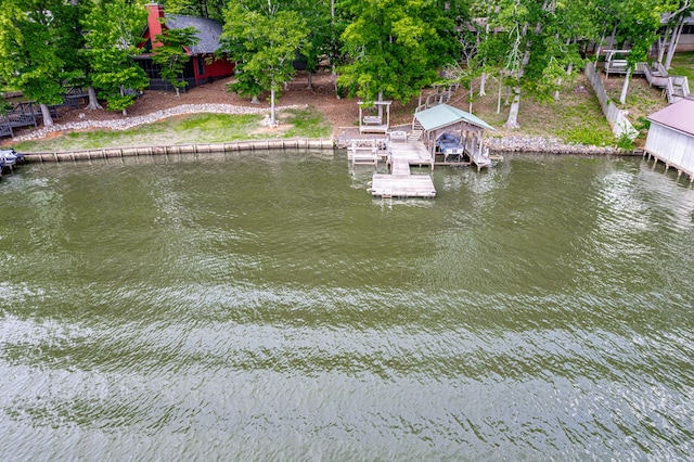 dock with a water view