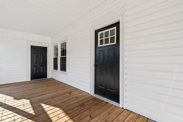 174 Main St, Toomsboro, GA 31090 - view of exterior entry with a porch